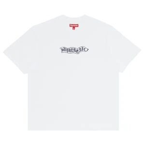 NWOT Supreme Banner Short-Sleeve Top in White Size Large